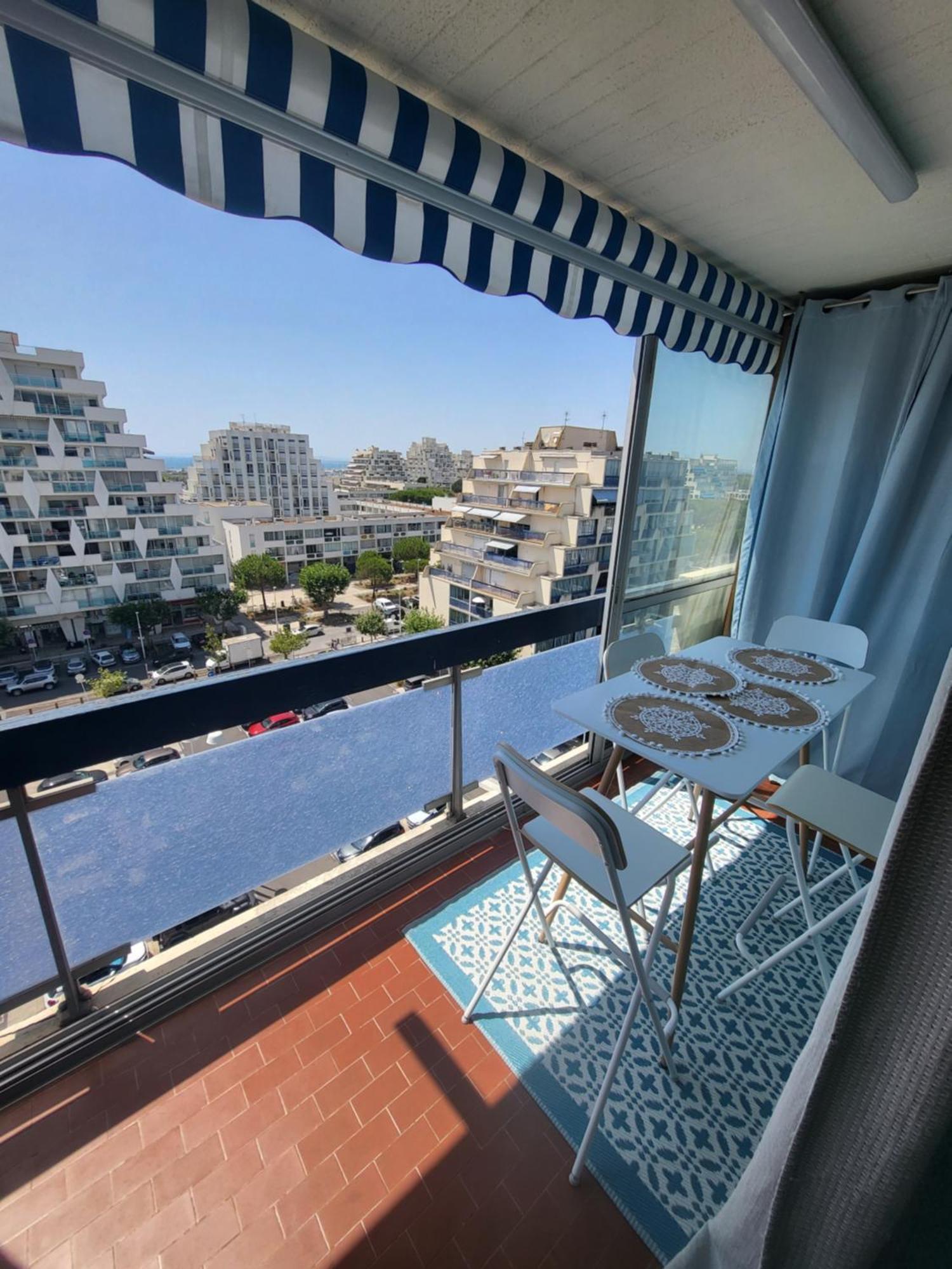 Appartement Lumineux Avec Vue Sur Mer A 50 M De La Plage Et Du Centre La Grande-Motte Exterior photo